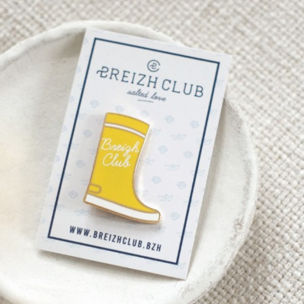 Pin's botte jaune - Breizh Club