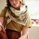 Foulard Balkan écru -Bellemme
