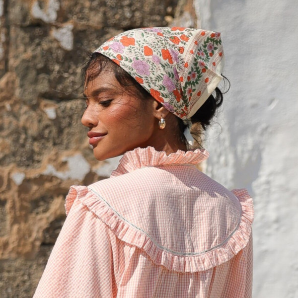 Foulard Ellis clémentine-Bellemme