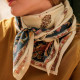 Foulard Balkan vanille -Bellemme