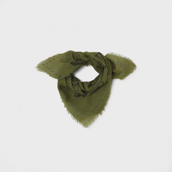 Petit foulard Sacha Kaki - Billybelt