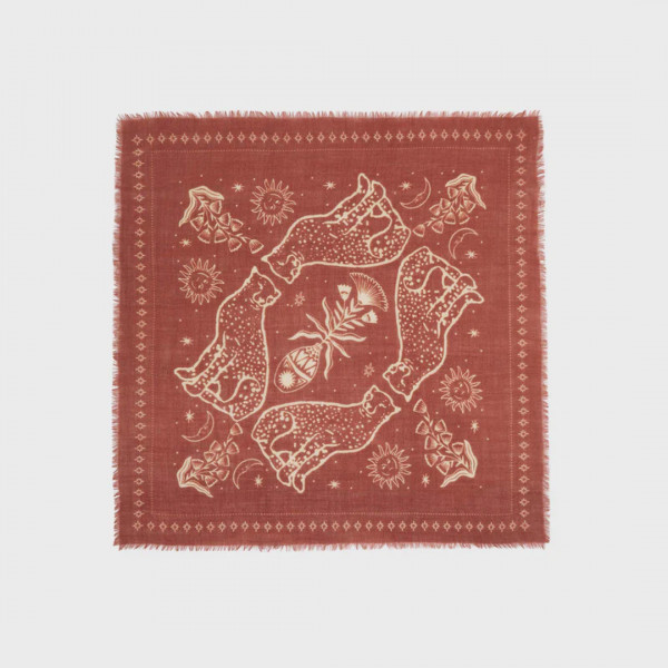Petit foulard Sacha Terracotta - Billybelt