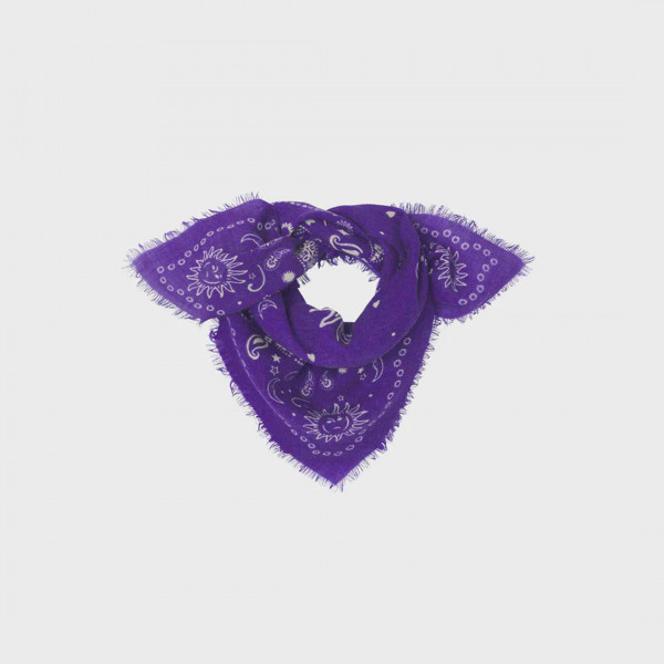 Petit foulard Alice violet - Billybelt