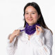 Petit foulard Alice violet - Billybelt