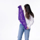 Petit foulard Alice violet - Billybelt
