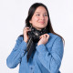 Foulard Madeleine noir - Billybelt
