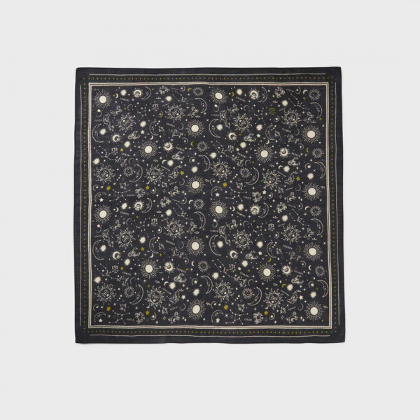 Foulard Madeleine noir - Billybelt