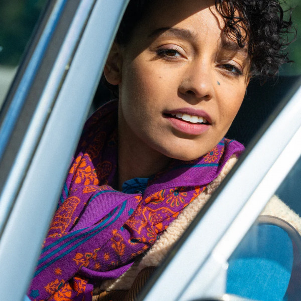 Foulard constance plum- Billybelt