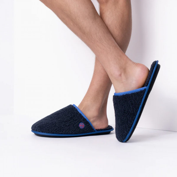 Chaussons mules sherpa marine - Billybelt
