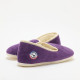 Charentaises Pépette Rétro Violette - La pantoufle à pépère