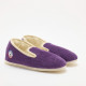 Charentaises Pépette Rétro Violette - La pantoufle à pépère