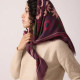 Foulard Winter bloom Figue - Maradji