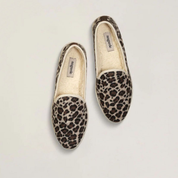Chaussons léopard- Angarde