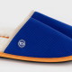 Chaussons en velours cotelé bleu électrique - Billybelt