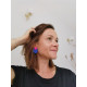 Boucles d'oreilles Aimée léopard
