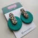 Boucles d'oreilles Billie vert