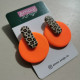 Boucles d'oreilles Billie orange
