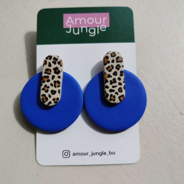 Boucles d'oreilles Billie bleu