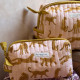 Trousse de toilette femme Fauve rose- Byzantine