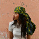 Grand foulard fauve vert - Byzantine