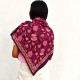 Foulard Théodora betterave - Byzantine