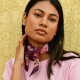 Foulard Théodora betterave - Byzantine
