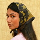 Petit foulard fauve nuit- Byzantine