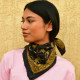 Petit foulard fauve nuit- Byzantine