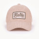Casquette Stamped velours beige - Kulte