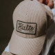 Casquette Stamped velours beige - Kulte
