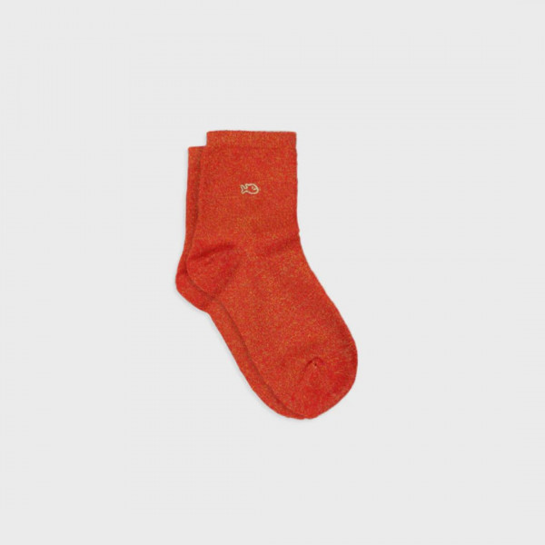 Chaussettes pailletées orange  - Billybelt
