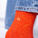 Chaussettes pailletées orange  - Billybelt