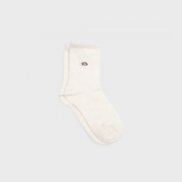 Chaussettes pailletées écru  - Billybelt