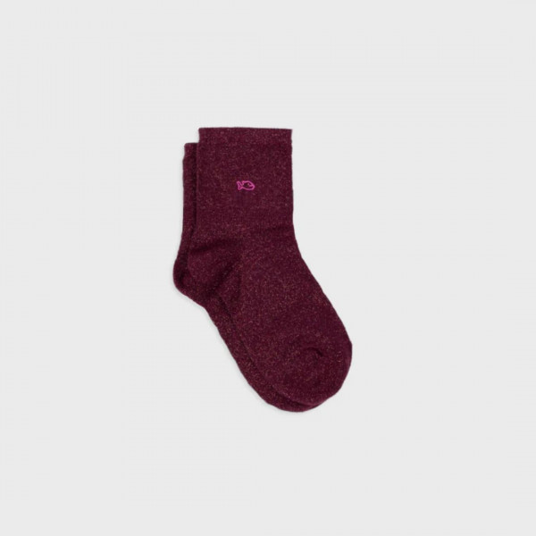 Chaussettes pailletées lie de vin - Billybelt