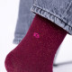 Chaussettes pailletées lie de vin - Billybelt