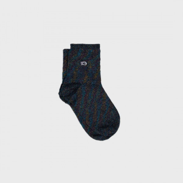 Chaussettes pailletées noir multicolore - Billybelt