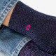 Chaussettes pailletées marine - Billybelt