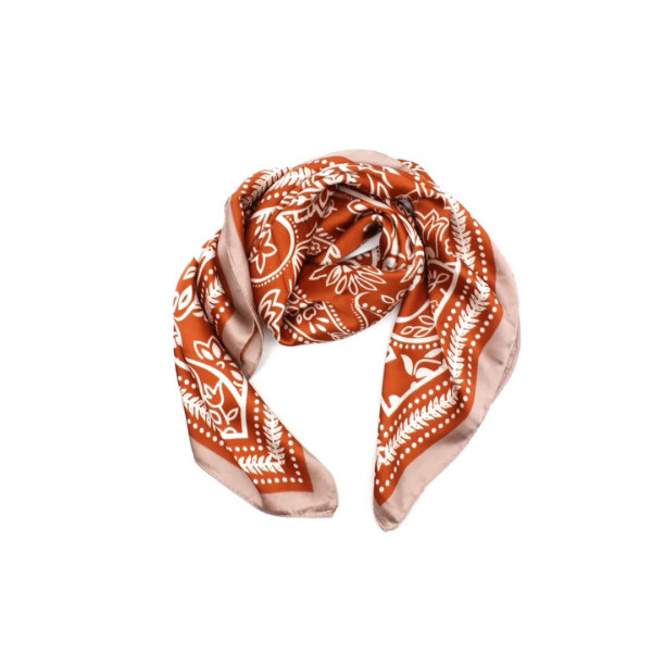 Foulard Katy brique - Coquerico
