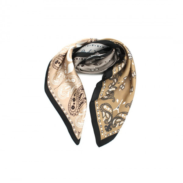 Foulard Katy camel- Coquerico