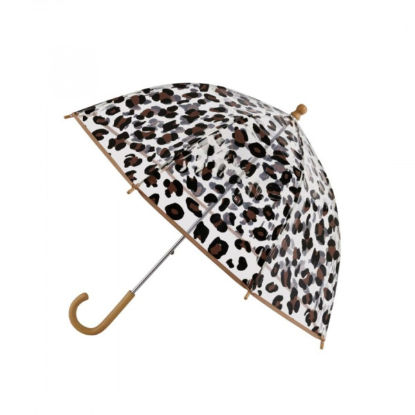 Parapluie transparent cloche léoapard- Anatole