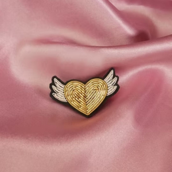 Broche Coeur ailé - Malicieuse