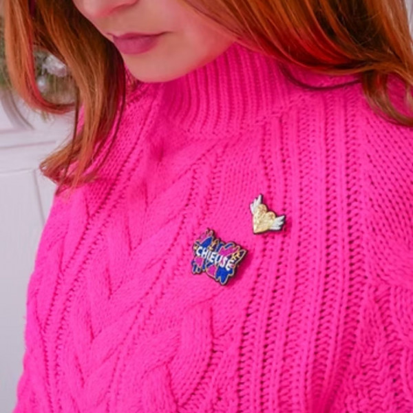 Broche Coeur ailé - Malicieuse