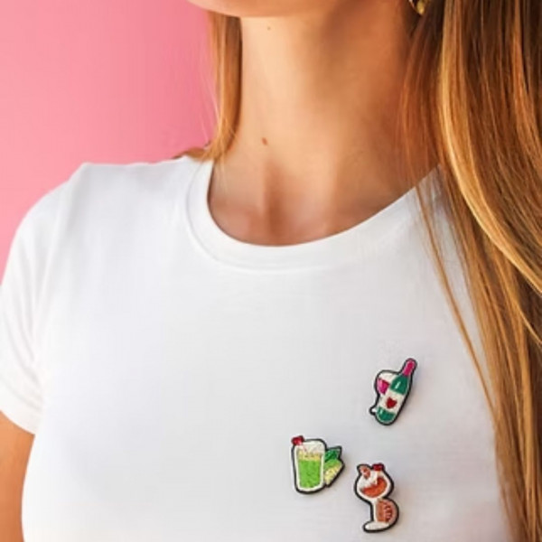 Broche Wine Lover - Malicieuse