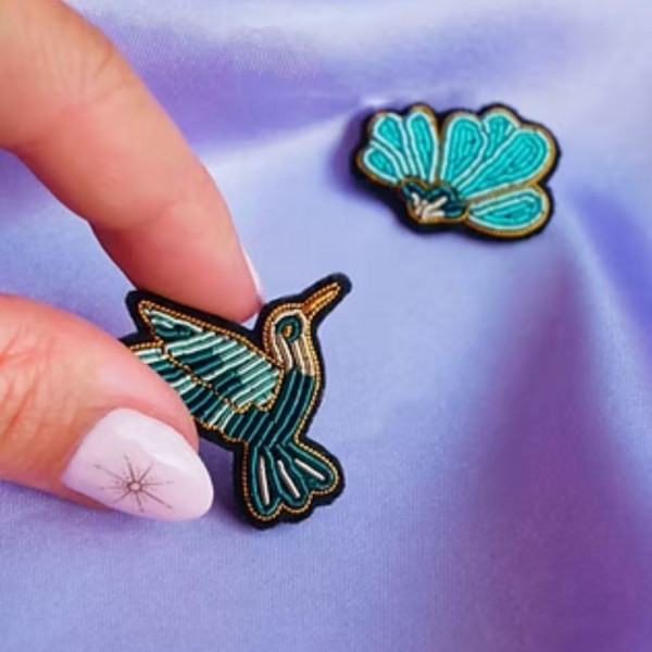 Broche colibri mini oiseau - Malicieuse