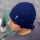 Bonnet en laine bleu profond - Billybelt