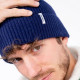 Bonnet en laine bleu profond - Billybelt