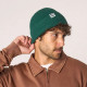 Bonnet en laine vert anglais chiné - Billybelt