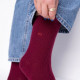 Chaussettes en laine bordeaux - Billybelt