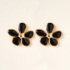 Boucles d'oreilles Latica noires