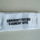 Chaussettes qui courent vite blanches - Félicie Aussi